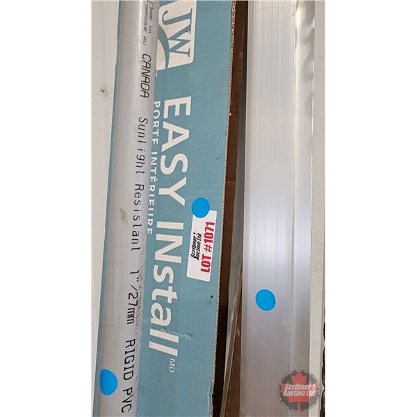 Interior Door Jam Kit (36"L) with Aluminum Straight Edge