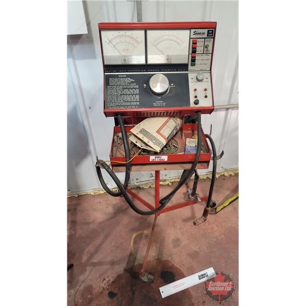 Snap-On MT 539 Starting and Charging Circuit Tester on Rolling Stand (Total Height 46"H)