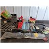Image 1 : Tray Lot: Variety of Shop Supplies : Includes (Lubriplate; Gloves; Zip Ties; Metal Banding; WD-40; e