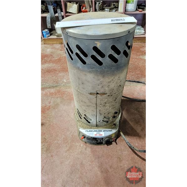 Propane Heater (75,000 - 200,000 btu) (Measures 27"H)
