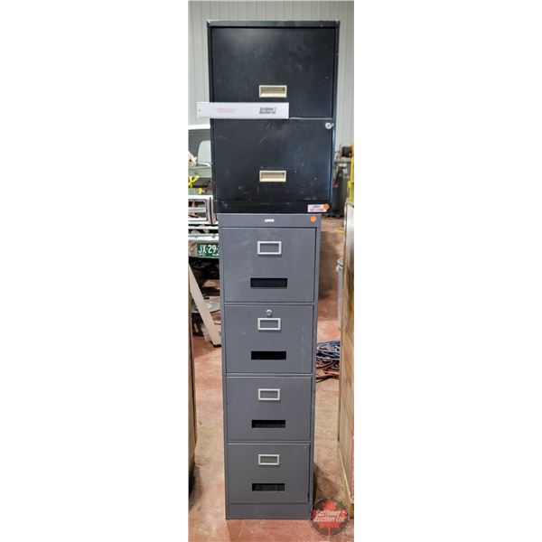 Metal Filing Cabinets (2)