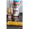 Image 2 : Variety of Paint & Stain; Paint Trays; Paint Brushes; Construction Adhesive; etc.