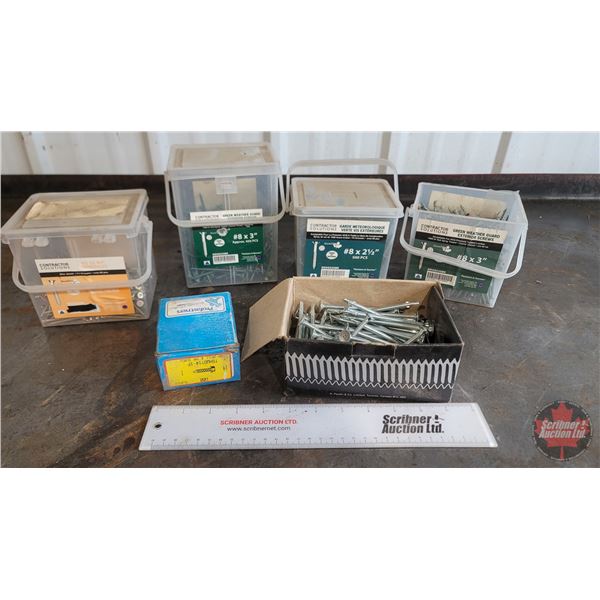Variety of Screws : Deck & Self - Tapping