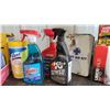 Image 2 : Variety of Cleaners: SOS Pads; Industrial Garbage Bags; Windex; Paper Towel; etc!