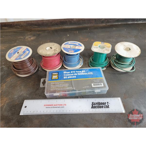 Variety of 10 Gauge and 14 Gauge Wire & Fuses
