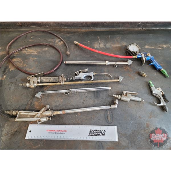 Assortment of Air Guns & Tire Inflators