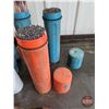 Image 2 : Variety of Welding Rods in Tubes (7 Tubes) & Welding Fabricator Angle Magnets (3)
