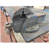 Image 2 : Movable Metal Top Workbench w/Light and No. 3 Record Vise (Bench Measures 40"H x 50"W x 31"D)