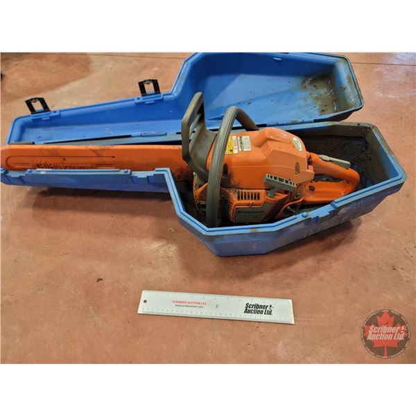 Husqvarna 345 Chain Saw (in case)