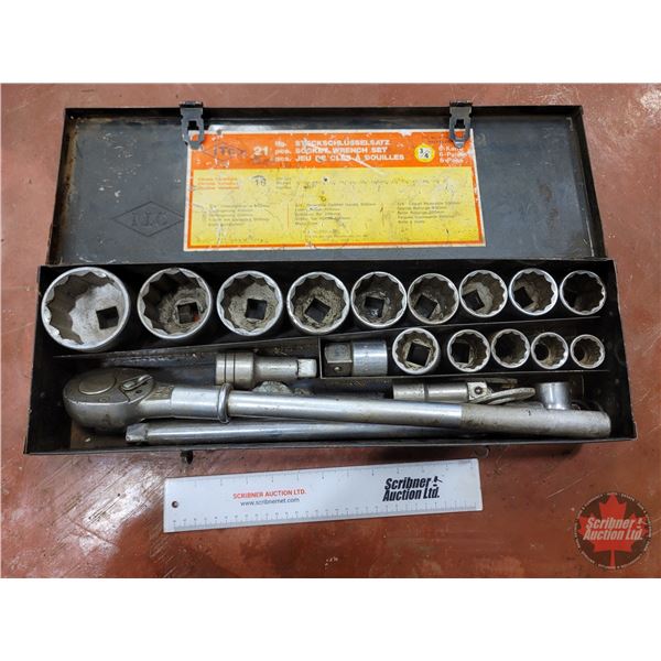 ITC Brand 3/4" Drive Socket Set & Ratchet