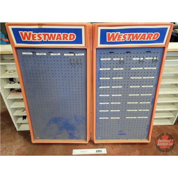 Westward Tools Display Peg Boards (2) ( Each Measures 42-1/2"H x 23"W x 3-1/2"D)