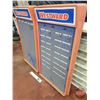 Image 2 : Westward Tools Display Peg Boards (2) ( Each Measures 42-1/2"H x 23"W x 3-1/2"D)