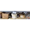 Image 1 : Parts Shelf Lot : Door Closers; 12v Motor; U Joint Yoke; Slack Adjuster; Fittings; etc!