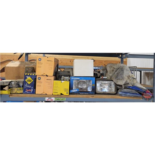 Parts Shelf Lot: Variety of Headlights; Variety of Driving Lights; etc!