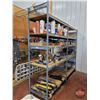 Image 1 : Adjustable Metal Shelving Unit : Wood Shelves (NOT WITH CONTENTS - SHELVING UNIT ONLY!)