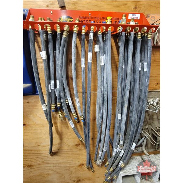 Fairview Fittings Hose Assemblies with Rack (39 Hoses)