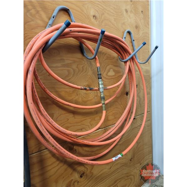 300psi Air Hose with Hangers (25ft Hose)