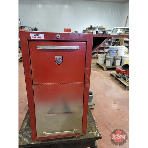 BEACH Add-On Box with CONTENTS! (Has Hinged Work Tray) (Measures: 28-1/2"H x 15"W x 18"D)