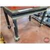 Image 1 : Rolling Metal Table (25"H x 36"W x 24"D)