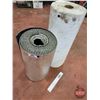 Image 1 : Combo: Partial Roll Bubble Heat Sheild (24"W) & Partial Roll of Oil Absorbent Cloth (32"W)