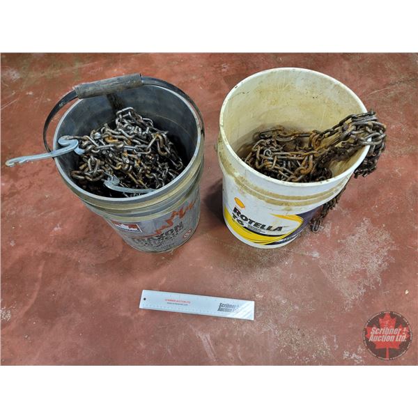 Pail Lots: (2) Tire Chains (Never Used) (for 24-1/2" Truck Tires)