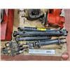 Image 2 : Pallet Lot: Hydraulic Rams; PTO's; Oil Drain Pan; Funnels; etc