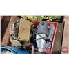 Image 8 : Mechanics Cart with Contents! (Work Light; Extension Cord; Vise Grips; Soldering Iron; Electric Impa
