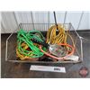Image 1 : Wire Basket with Contents (2 Ext Cords; 2 Adapter Cords; 2 Trouble Lights)