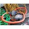Image 2 : Wire Basket with Contents (2 Ext Cords; 2 Adapter Cords; 2 Trouble Lights)