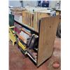 Image 1 : Rolling Book Shelf w/CONTENTS! (Large Variety of Service Manuals & Reference Books ~ Detroit Diesel;
