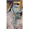 Image 1 : Combo: Antique Western Saddle ; Wood Chair; Harness Supply Catalog; Evener