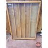 Image 1 : Glass Front Display Case (Wall Hanging) (27"H x 37-1/2"W x 4"D)