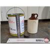 Image 2 : Collector Combo: Rogers' Syrup Pail & Crock Jug & Modified Pocket Watch