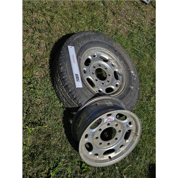 Yokohama LT245-75R16 Tire & Rims