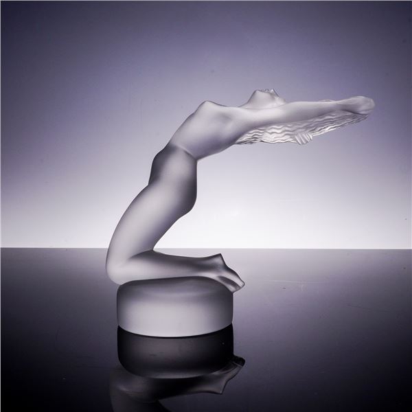 Lalique Crystal Paperweight, Chrysis