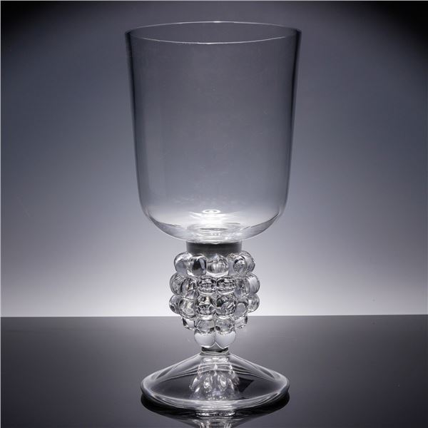 Lalique Crystal Hurricane Shade, Clos Vougeot
