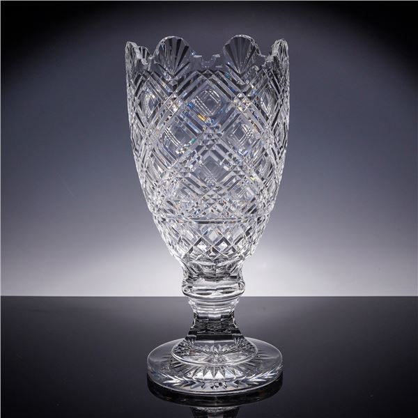 Waterford Crystal Footed Vase