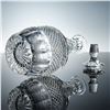 Image 7 : St Louis France Trianon Facetted Crystal Cordial Wine Decanter with Stopper