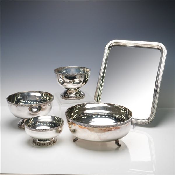 5pc Christofle Silver-Plate Serving Set