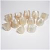 Image 5 : 22pc Natural Shell Napkin Ring Holders, Tiger Cowrie & Capiz Shell