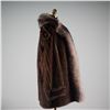 Image 4 : Alaskan Custom Mink Fur Coat w/ Fox Trim & Removable Zipper Sleeves