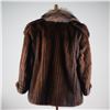 Image 5 : Alaskan Custom Mink Fur Coat w/ Fox Trim & Removable Zipper Sleeves