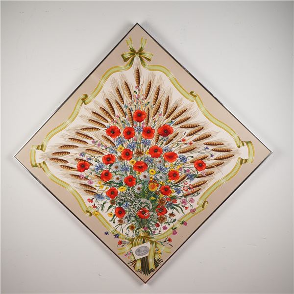 Accornero for Gucci Silk Scarf Flora Design for Princess Grace of Monaco