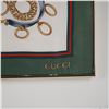 Image 3 : Gucci Framed Silk Scarf Interlocking G Equestrian Design