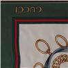 Image 4 : Gucci Framed Silk Scarf Interlocking G Equestrian Design