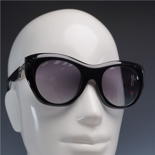 Tod's Black Cat Eye Sunglasses, TO 214 01B