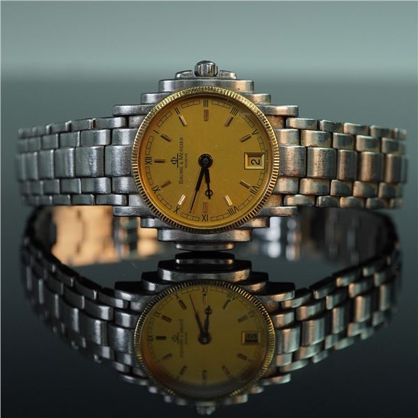 Baume & Mercier 18KT Gold and Stainless Steel Watch