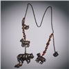 Image 1 : Beaded Strand with Animal Charms and Mixed Stone Accents