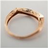 Image 8 : 14kt Blush Rose Gold Diamond Bridal Set with Intricate Detailing