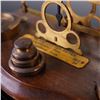 Image 2 : Antique English Brass Postal Scale with Weights